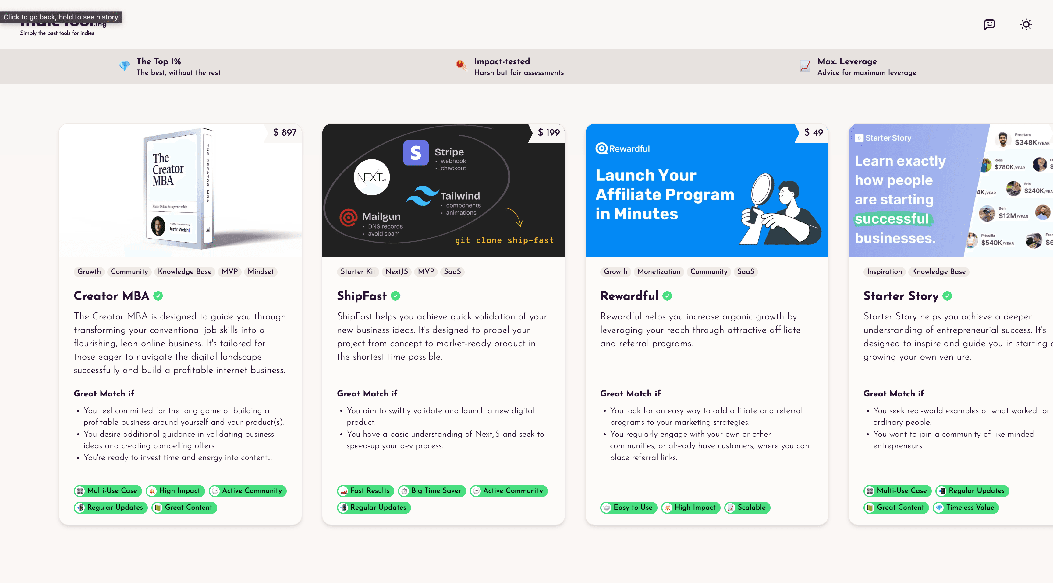 IndieTooling preview